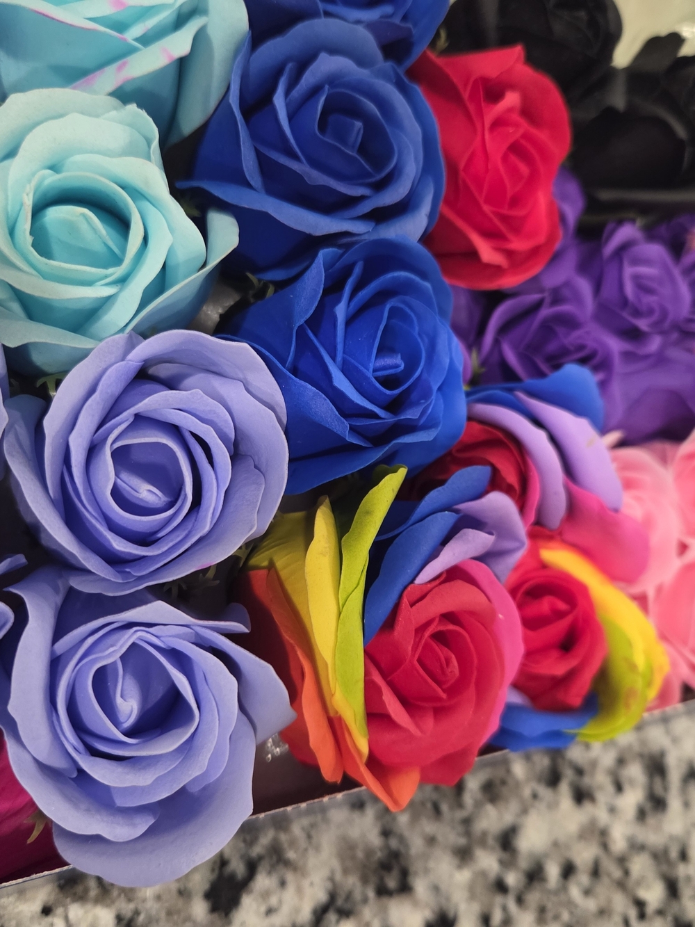 Assorted Soap Roses - Multicolor Set - Picture 6 of 10